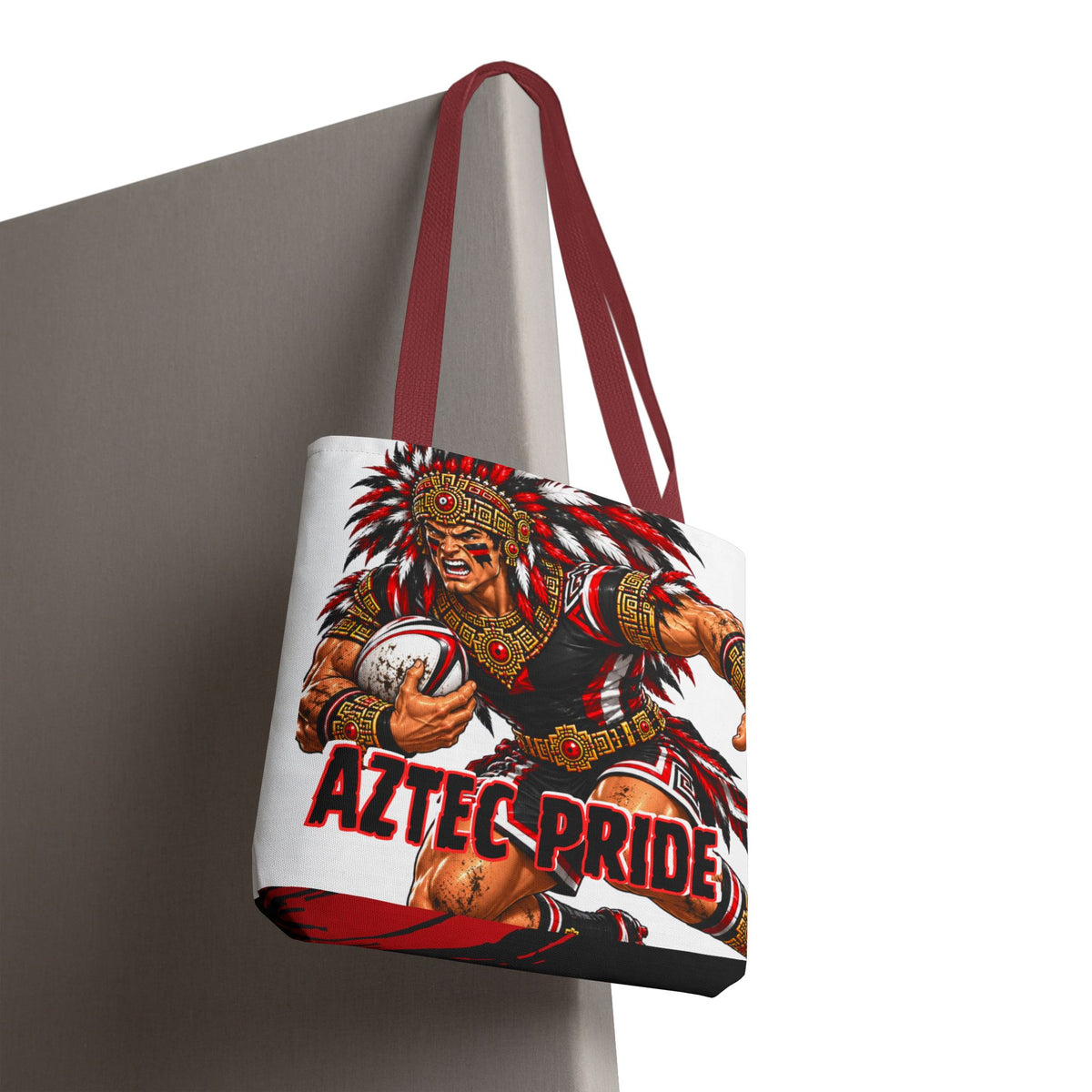 Aztec Rugby Savage Warrior Tote Bag