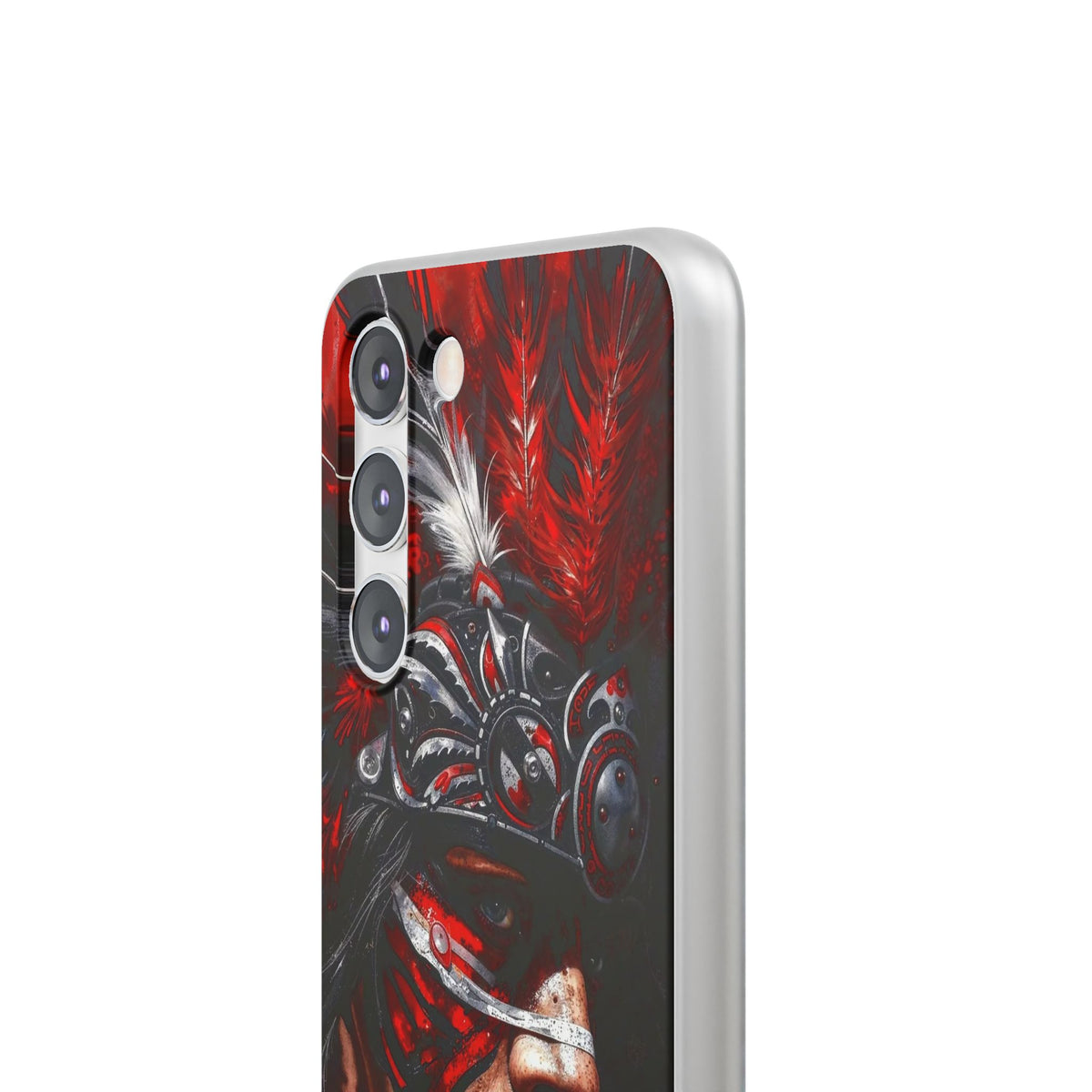 Aztec King of Kings – Flexi Phone Case (iPhone & Samsung • Clear TPU • Made in USA • Personalized Option)
