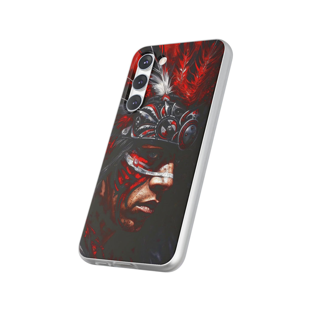 Aztec King of Kings – Flexi Phone Case (iPhone & Samsung • Clear TPU • Made in USA • Personalized Option)