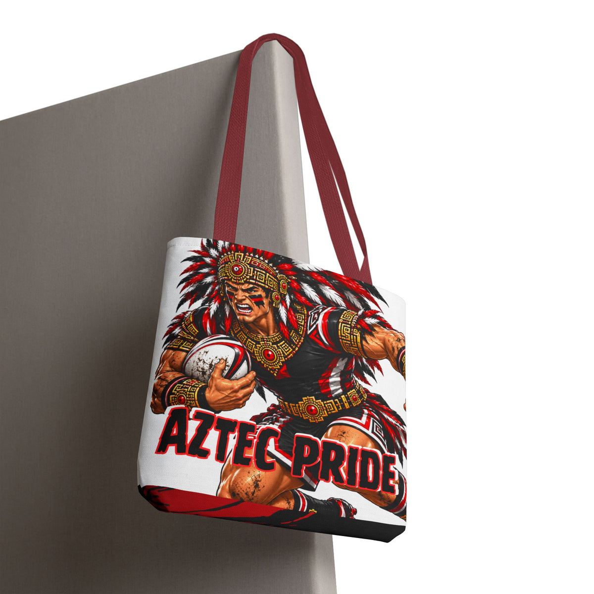Aztec Rugby Savage Warrior Tote Bag