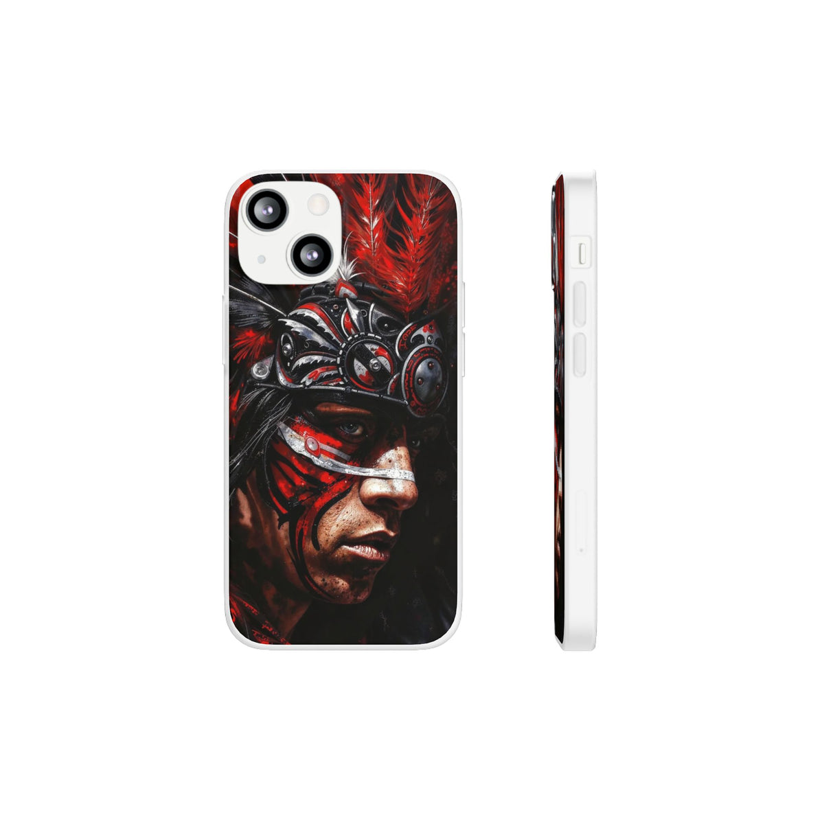 Aztec King of Kings – Flexi Phone Case (iPhone & Samsung • Clear TPU • Made in USA • Personalized Option)