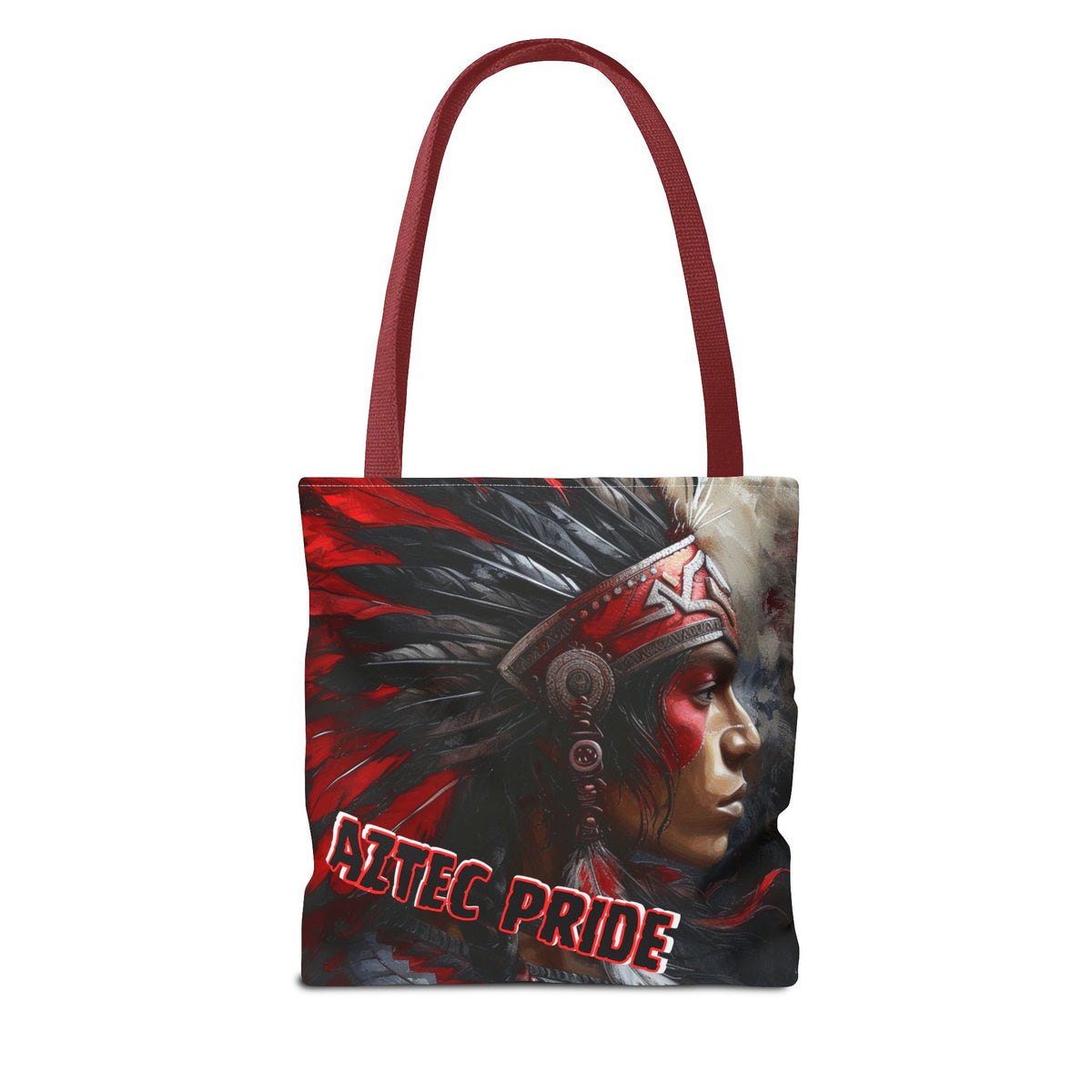 Aztec Silent Warrior Tote Bag – Aztec-Inspired Reusable Shopping Bag | GringoArte