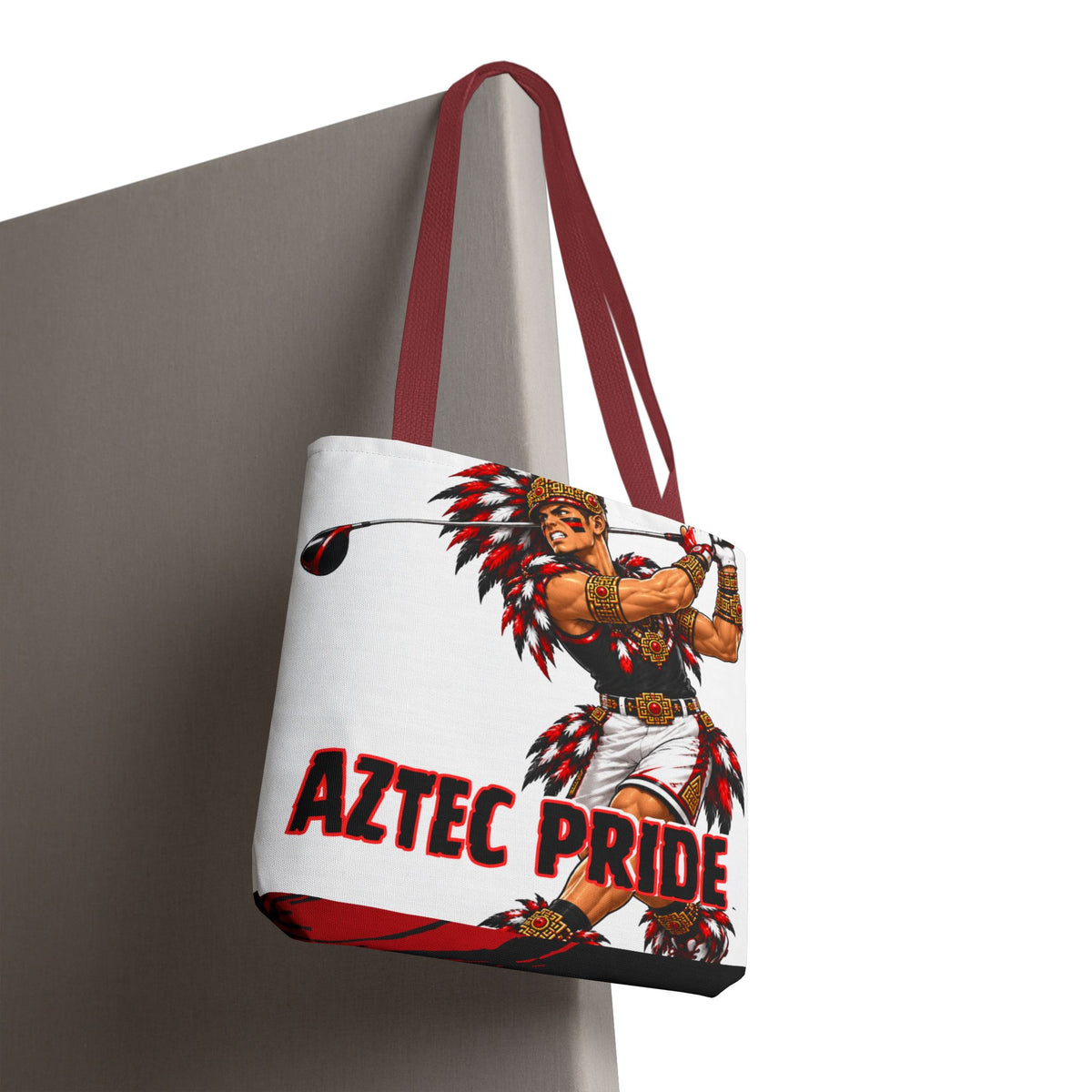 Aztec Golf Savage Warrior Tote Bag