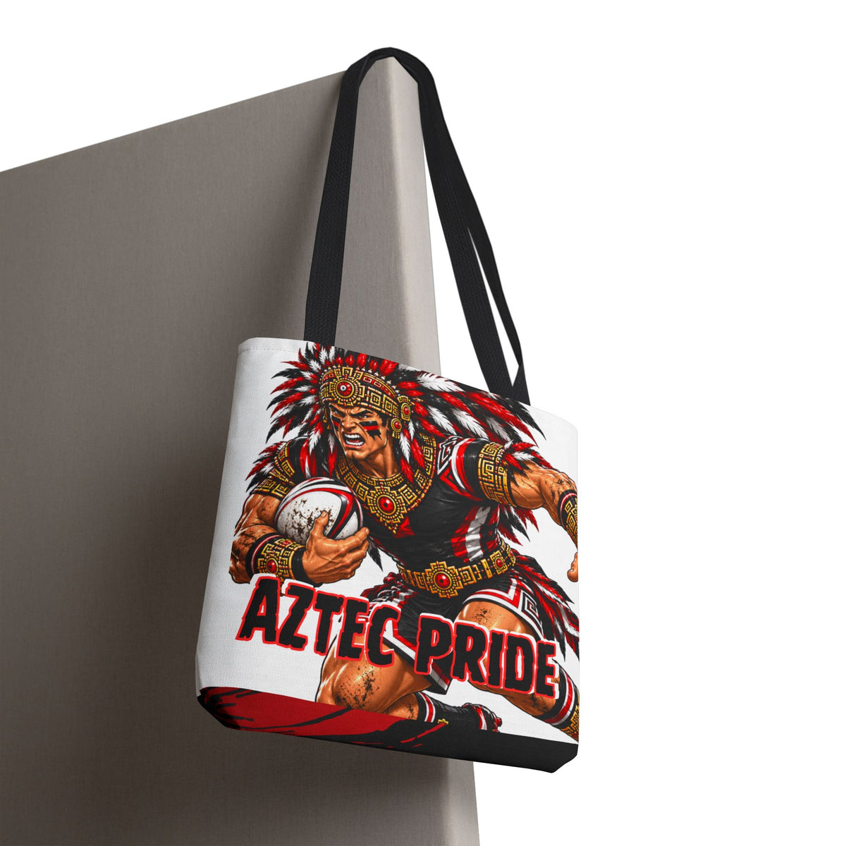 Aztec Rugby Savage Warrior Tote Bag
