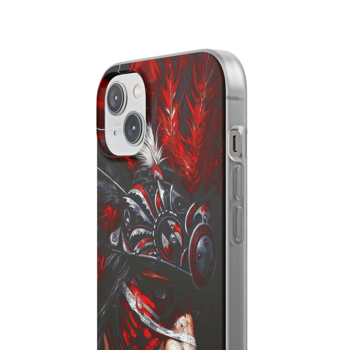 Aztec King of Kings – Flexi Phone Case (iPhone & Samsung • Clear TPU • Made in USA • Personalized Option)