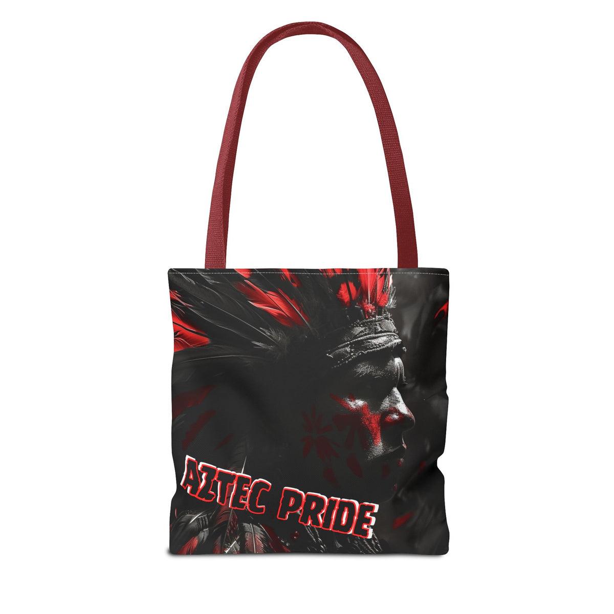 Aztec Jaguar Warrior Tote Bag – Aztec-Inspired Reusable Shopping Bag | GringoArte