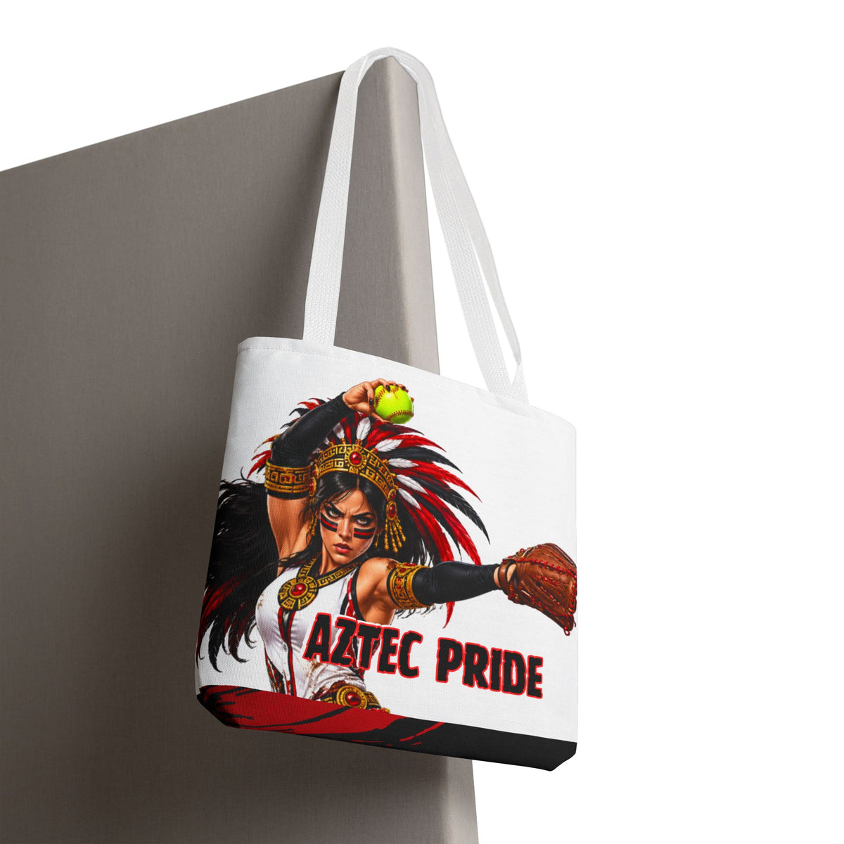 Aztec Softball Savage Warrior Tote Bag