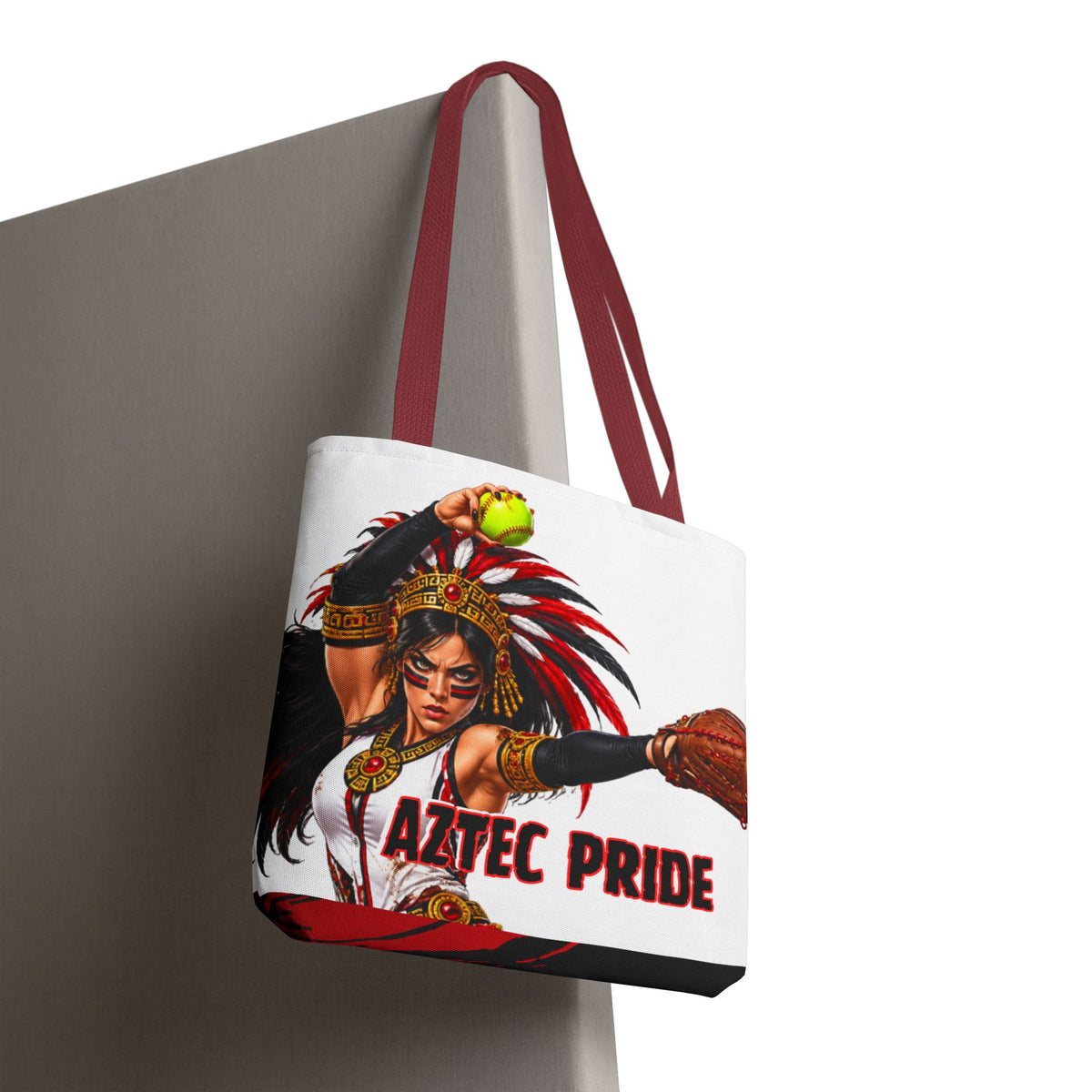 Aztec Softball Savage Warrior Tote Bag