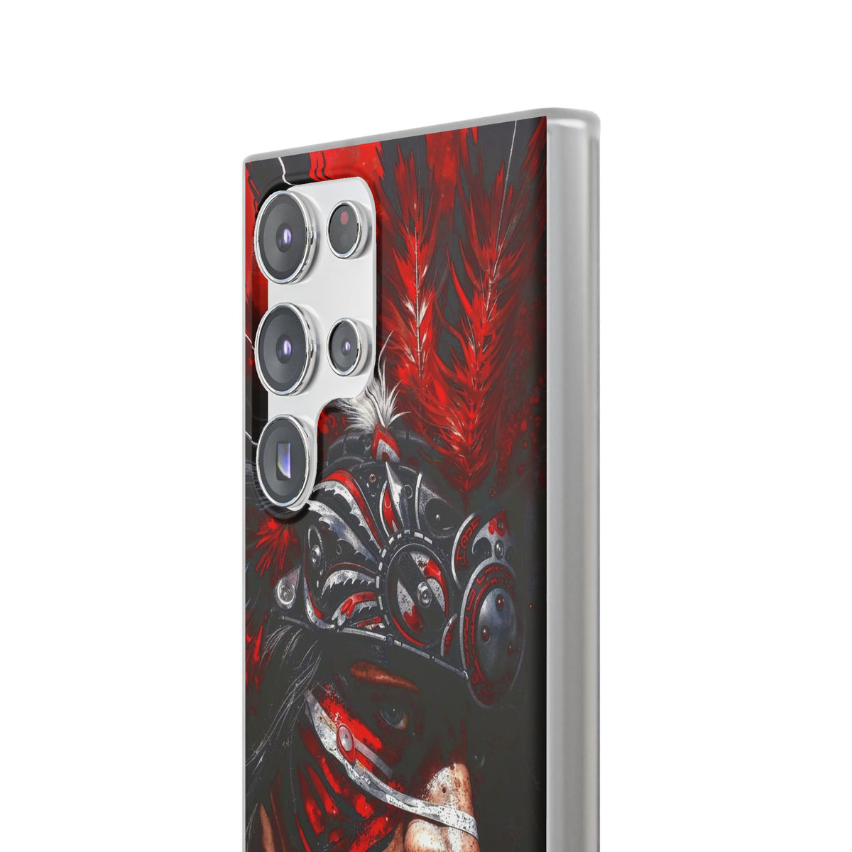 Aztec King of Kings – Flexi Phone Case (iPhone & Samsung • Clear TPU • Made in USA • Personalized Option)