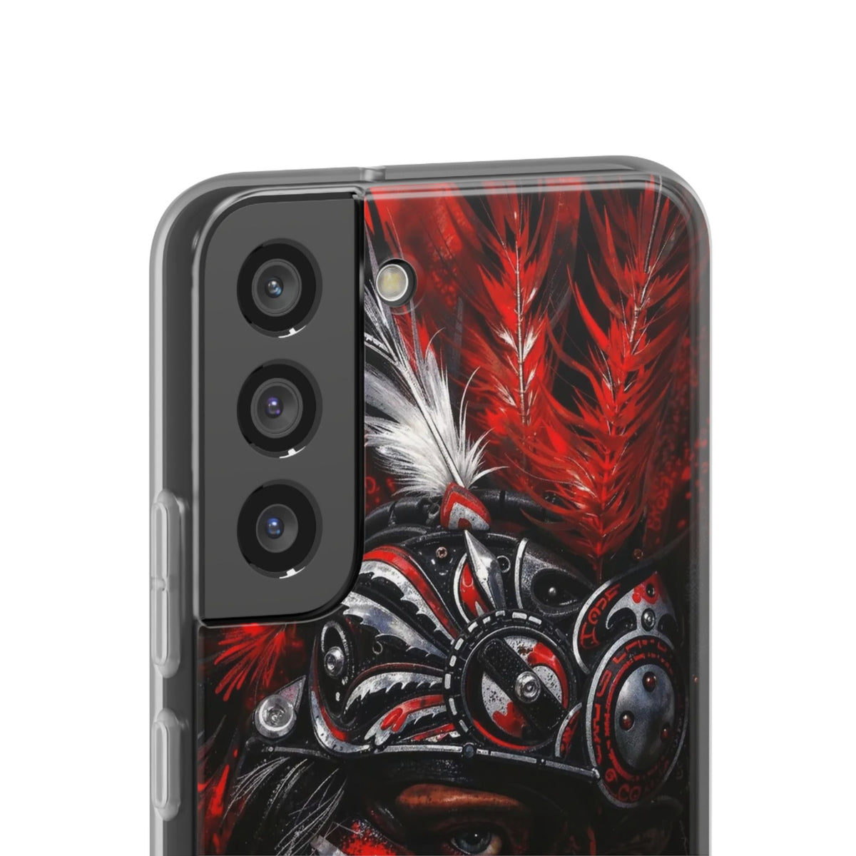 Aztec King of Kings – Flexi Phone Case (iPhone & Samsung • Clear TPU • Made in USA • Personalized Option)