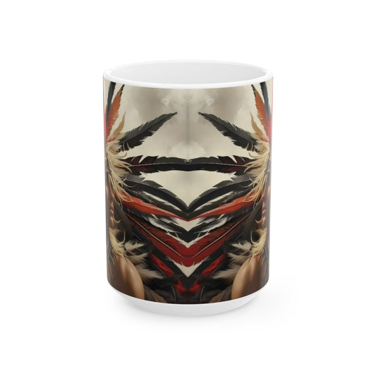 Aztec Sky Prince – Ceramic Mug (11oz, 15oz • Dishwasher & Microwave Safe • Made in USA • Personalized Option)
