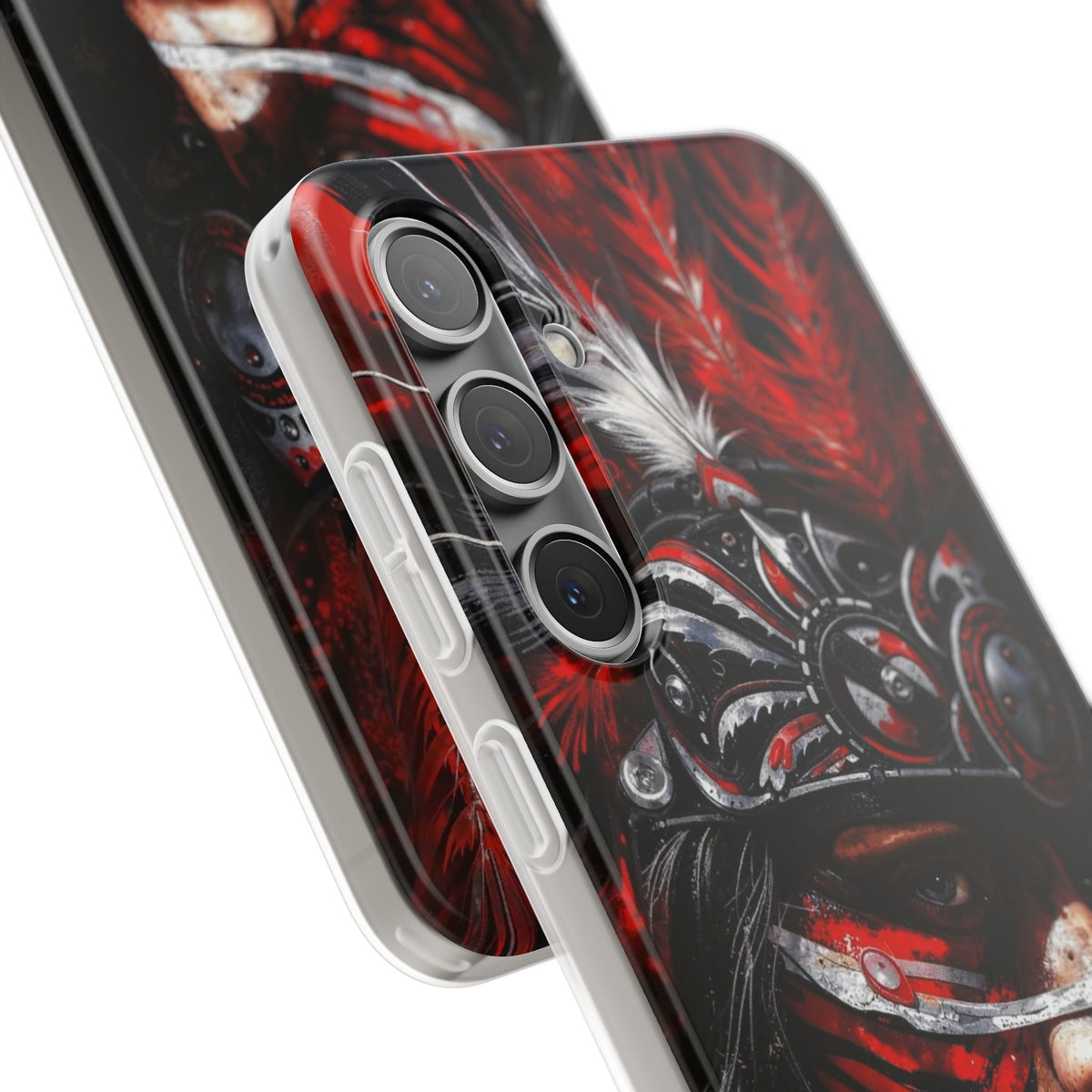 Aztec King of Kings – Flexi Phone Case (iPhone & Samsung • Clear TPU • Made in USA • Personalized Option)