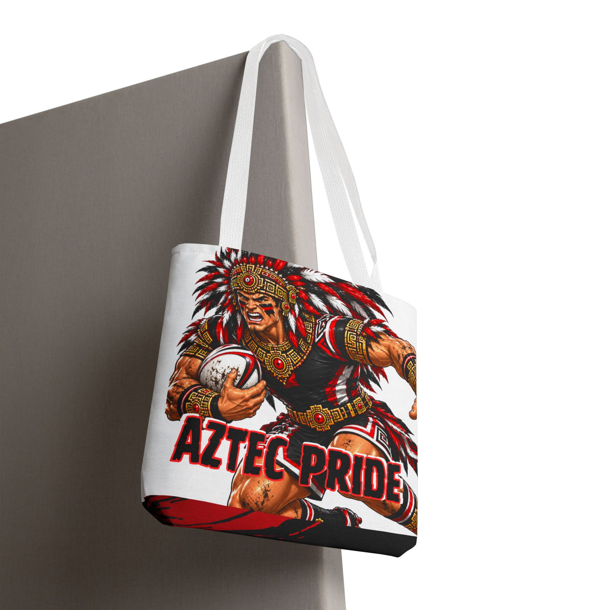 Aztec Rugby Savage Warrior Tote Bag