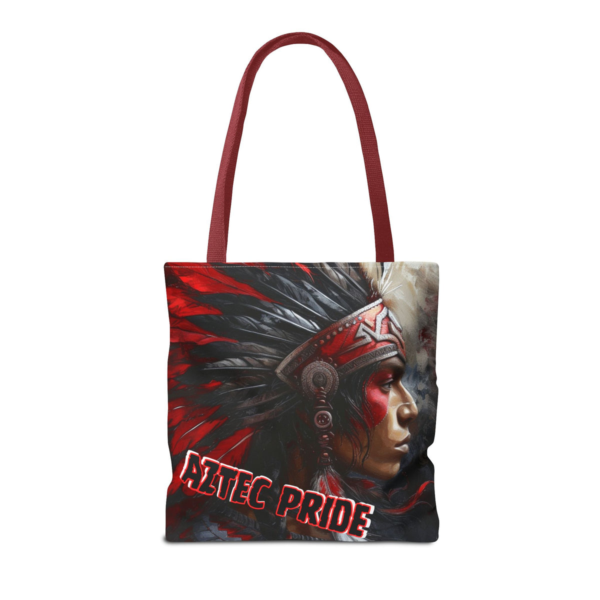 Aztec Silent Warrior Tote Bag – Aztec-Inspired Reusable Shopping Bag | GringoArte