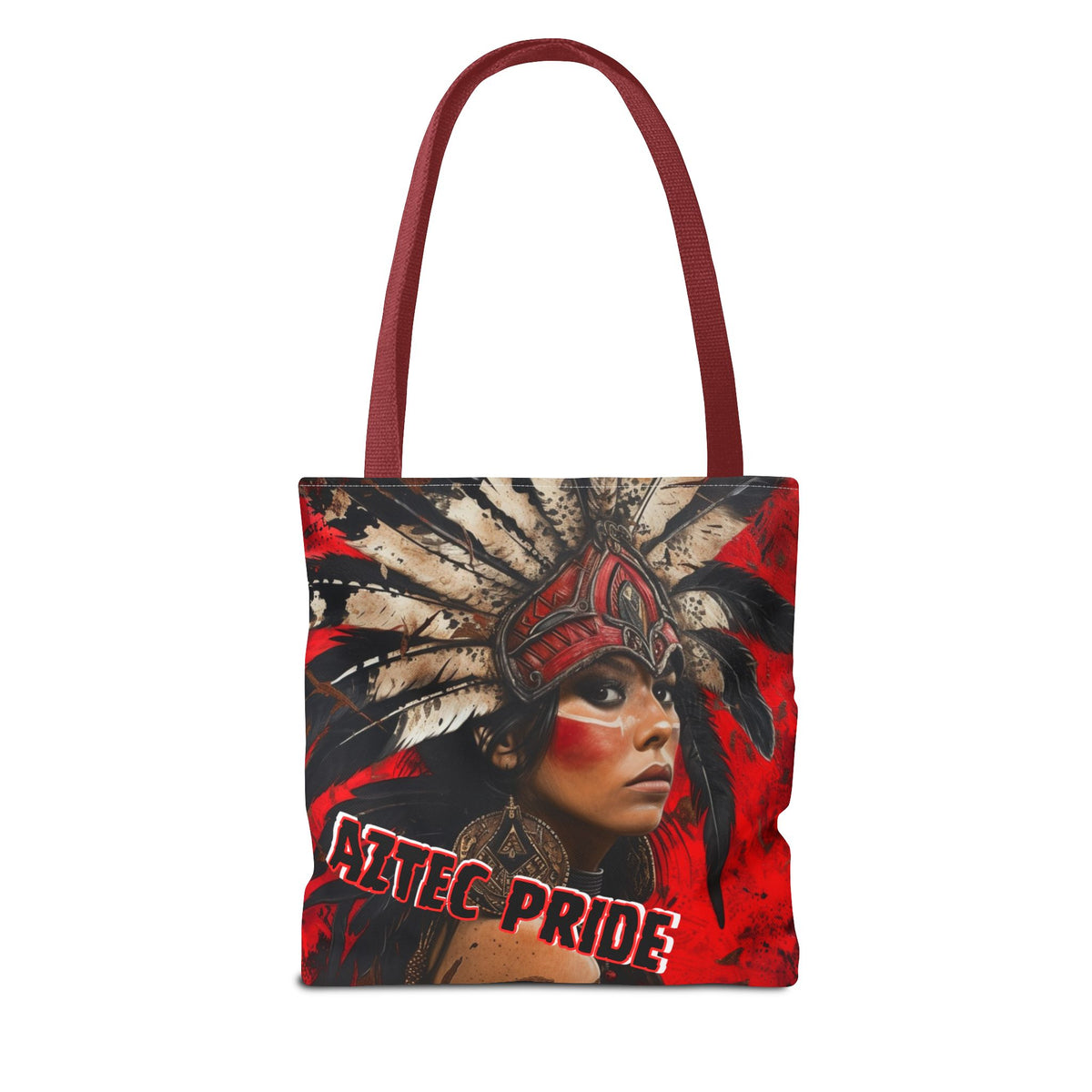 Aztec Moon Goddess Tote Bag – Aztec-Inspired Reusable Shopping Bag | GringoArte