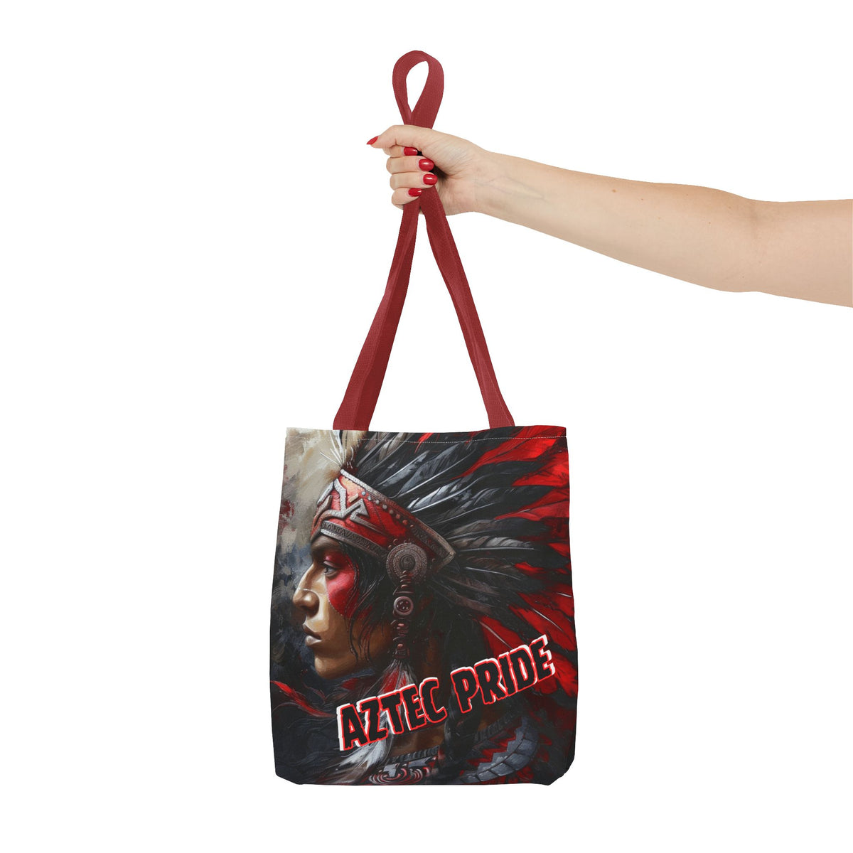 Aztec Silent Warrior Tote Bag – Aztec-Inspired Reusable Shopping Bag | GringoArte