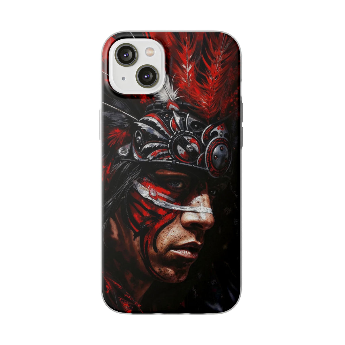 Aztec King of Kings – Flexi Phone Case (iPhone & Samsung • Clear TPU • Made in USA • Personalized Option)
