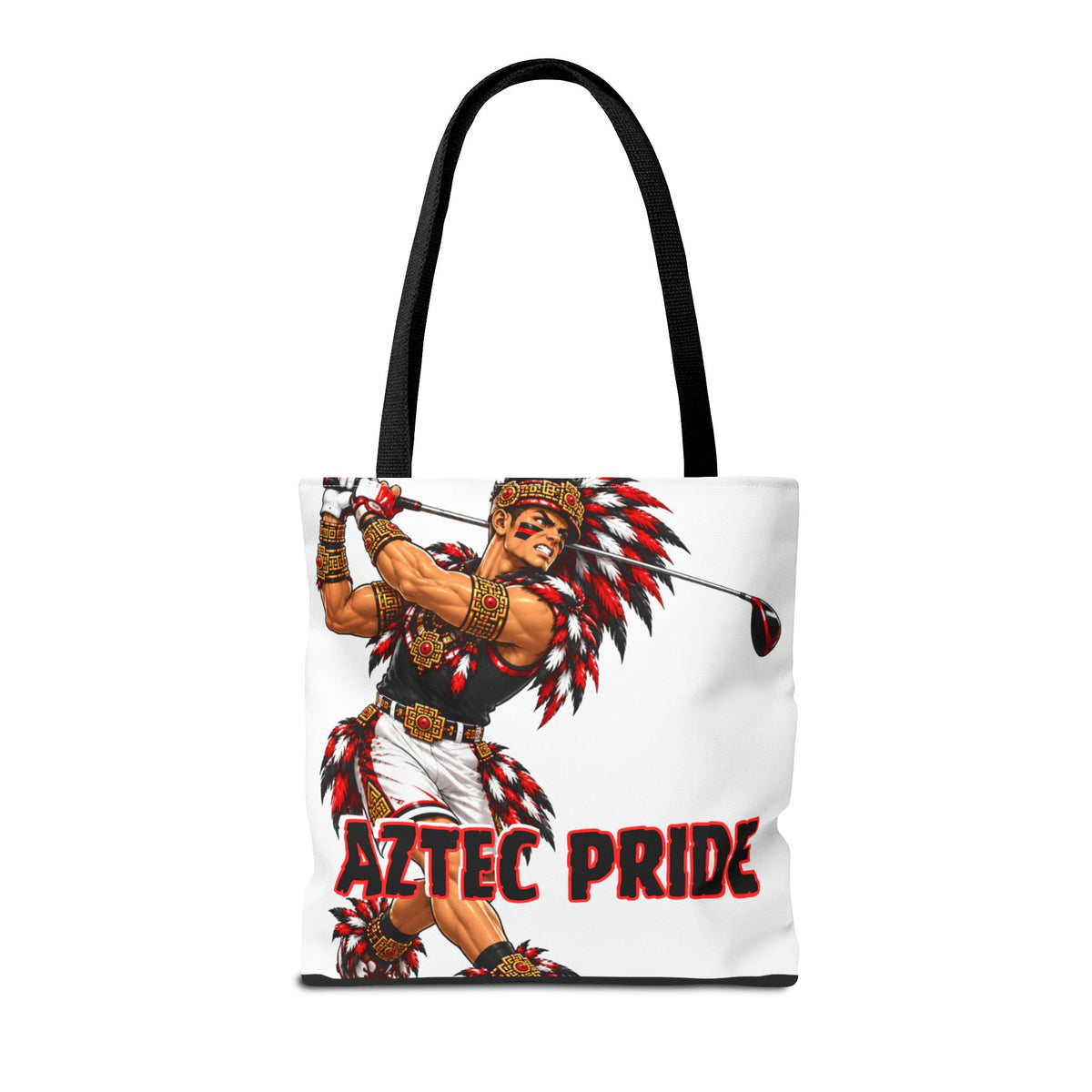Aztec Golf Savage Warrior Tote Bag