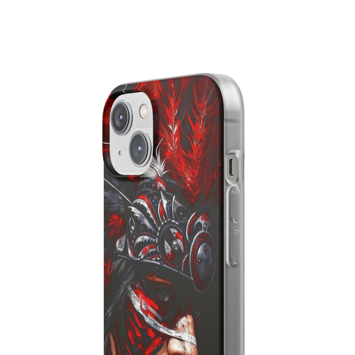 Aztec King of Kings – Flexi Phone Case (iPhone & Samsung • Clear TPU • Made in USA • Personalized Option)