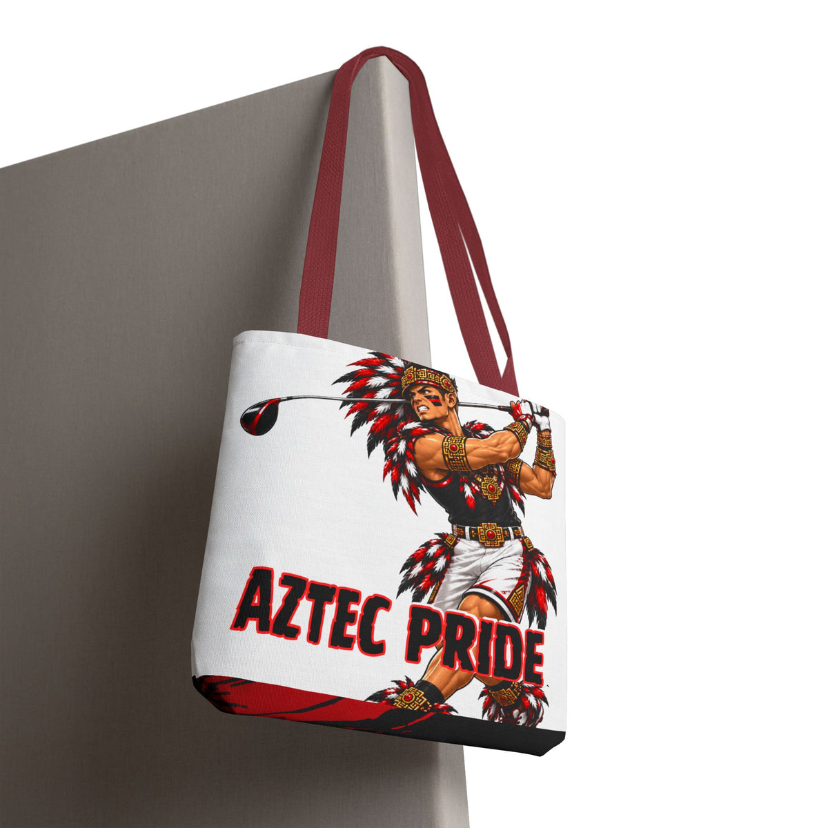 Aztec Golf Savage Warrior Tote Bag