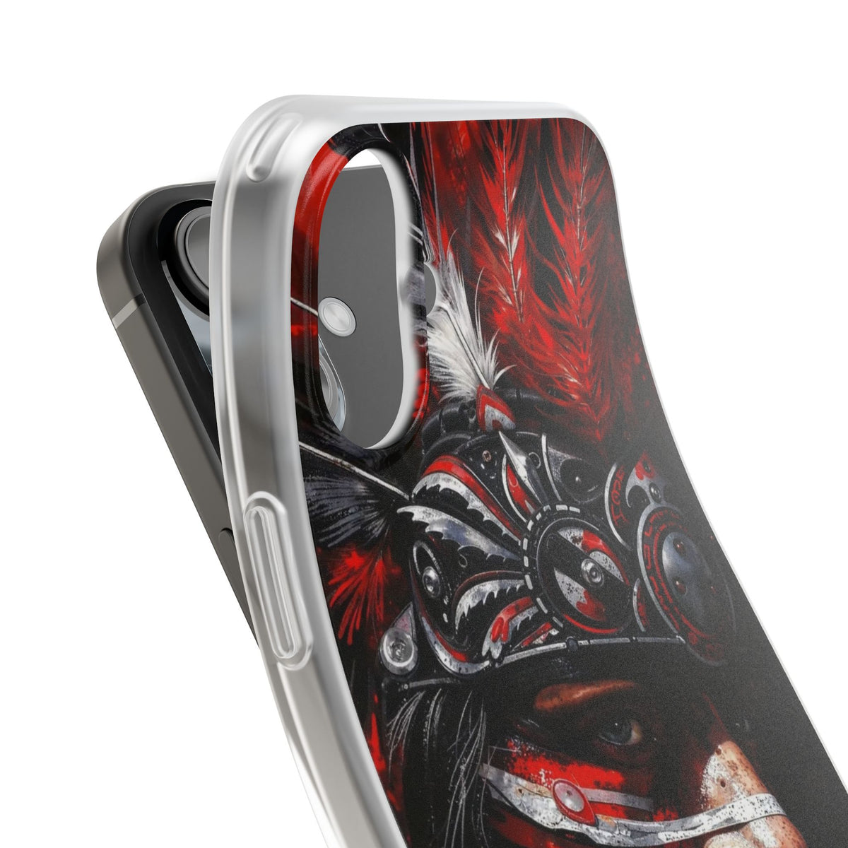 Aztec King of Kings – Flexi Phone Case (iPhone & Samsung • Clear TPU • Made in USA • Personalized Option)