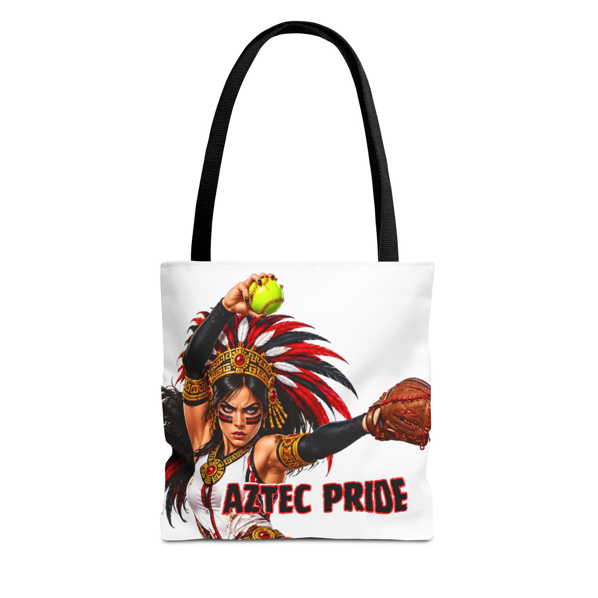 Aztec Softball Savage Warrior Tote Bag