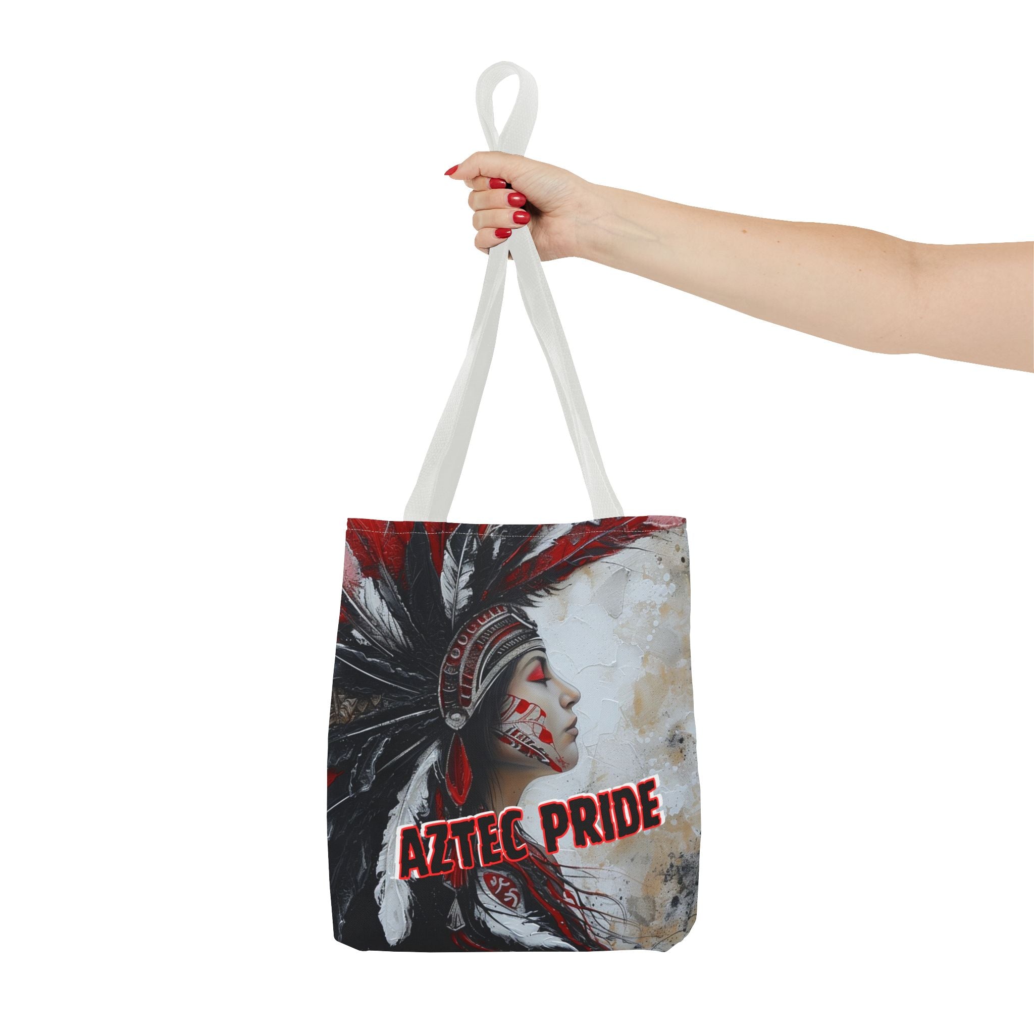 Aztec Silent Goddess Tote Bag – Aztec-Inspired Reusable Shopping Bag | GringoArte