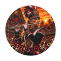 Aztec Band Warrior Round Vinyl Sticker 2”–6” | Made & Shipped in the USA • 🚚 FREE USA Shipping • Personalized Option
