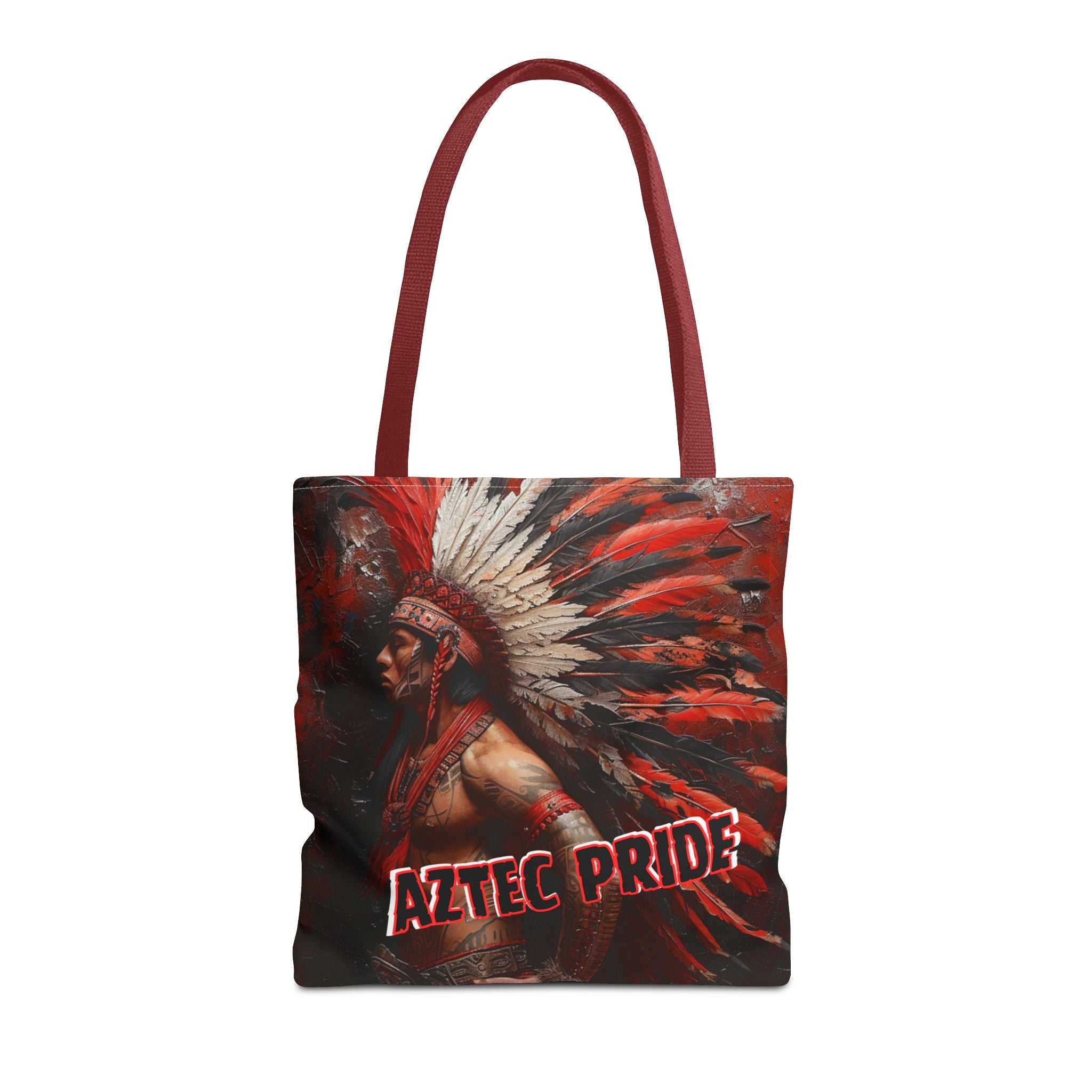 Aztec Noble Warrior Tote Bag – Aztec-Inspired Reusable Shopping Bag | GringoArte