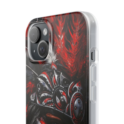 Aztec King of Kings – Flexi Phone Case (iPhone & Samsung • Clear TPU • Made in USA • Personalized Option)