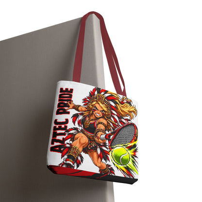 Aztec Tennis Savage Female Warrior Tote Bag