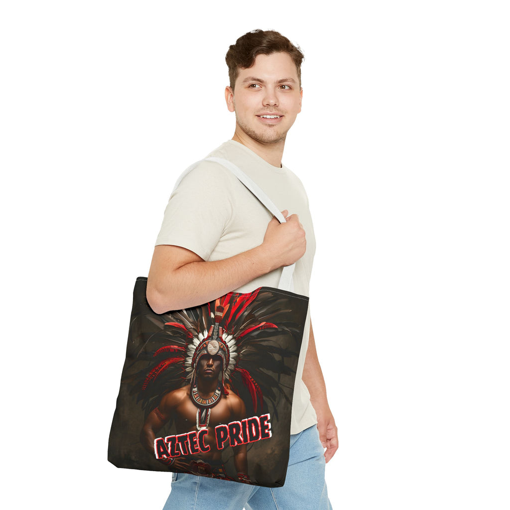 Aztec Warrior Eagle Tote Bag – Aztec-Inspired Reusable Shopping Bag | GringoArte