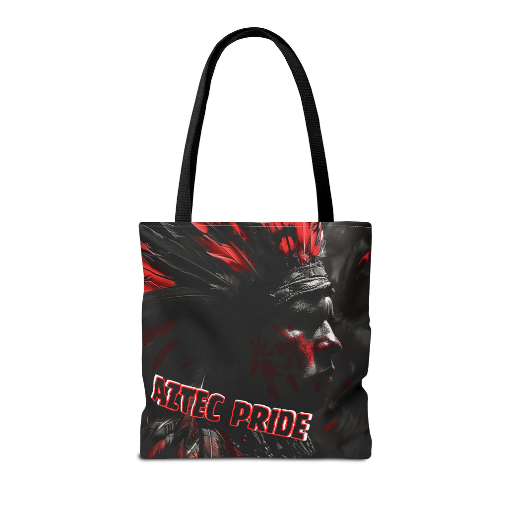 Aztec Jaguar Warrior Tote Bag – Aztec-Inspired Reusable Shopping Bag | GringoArte