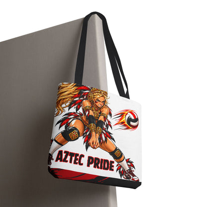 Aztec Volleyball Savage Warrior Tote Bag