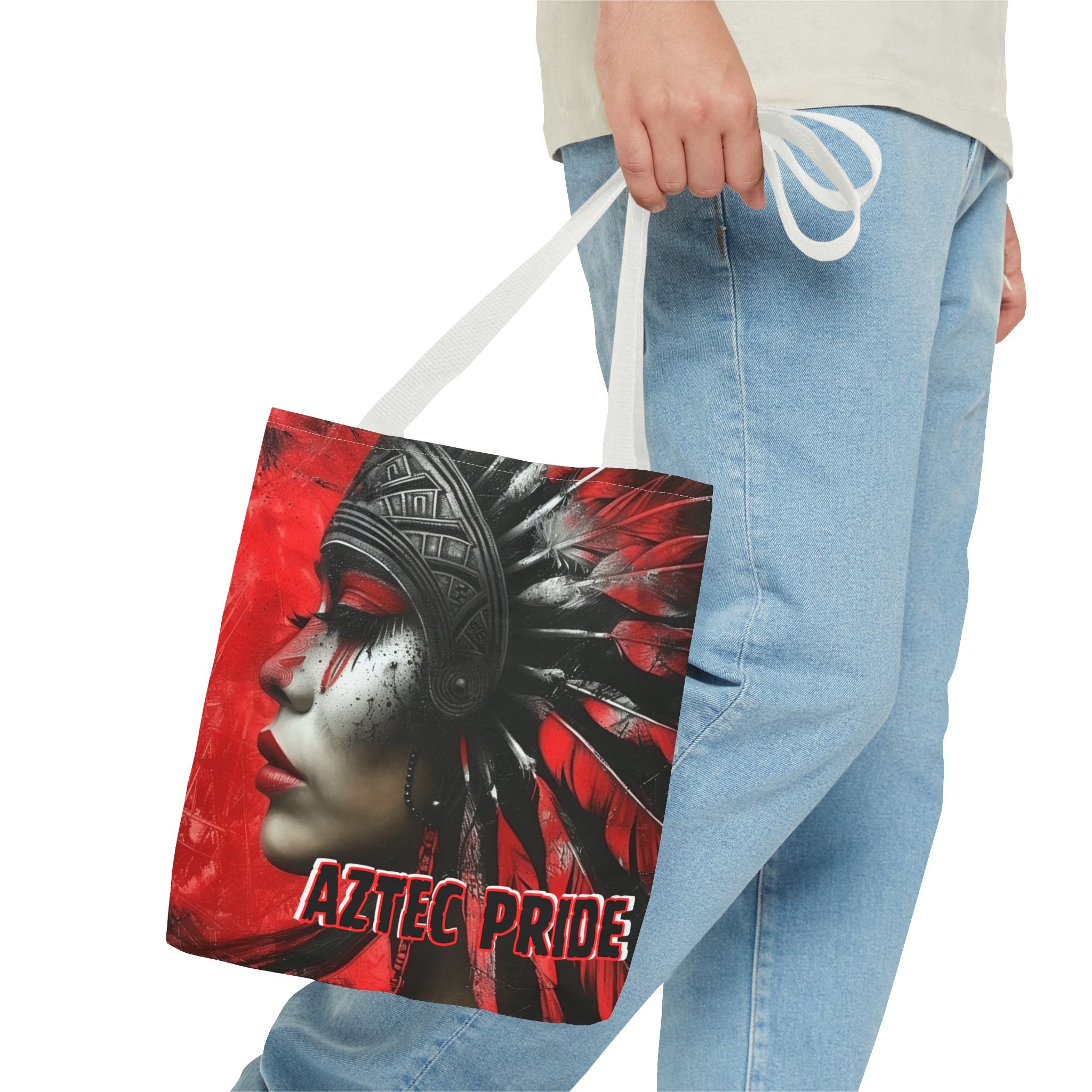 Aztec Fearless Goddess Tote Bag – Aztec-Inspired Reusable Shopping Bag | GringoArte