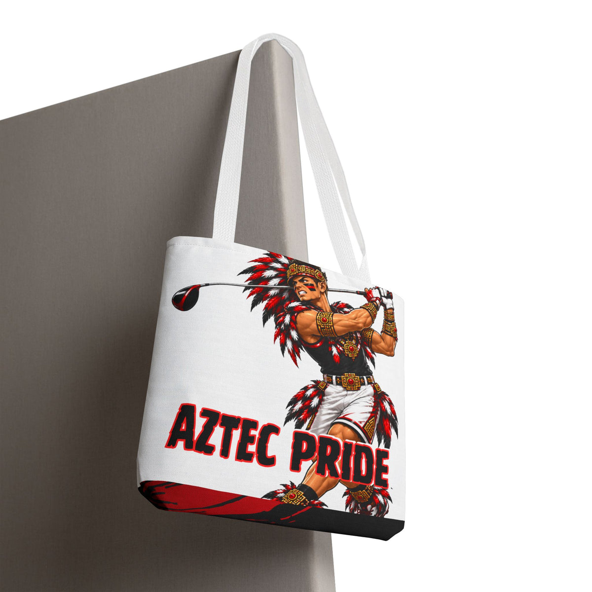 Aztec Golf Savage Warrior Tote Bag