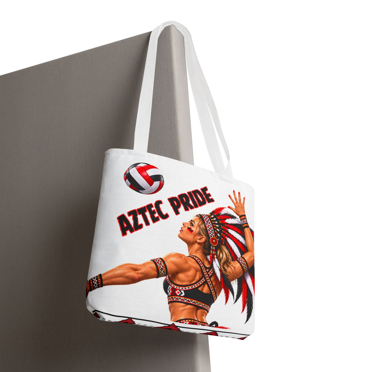 Aztec Volleyball Warrior Tote Bag