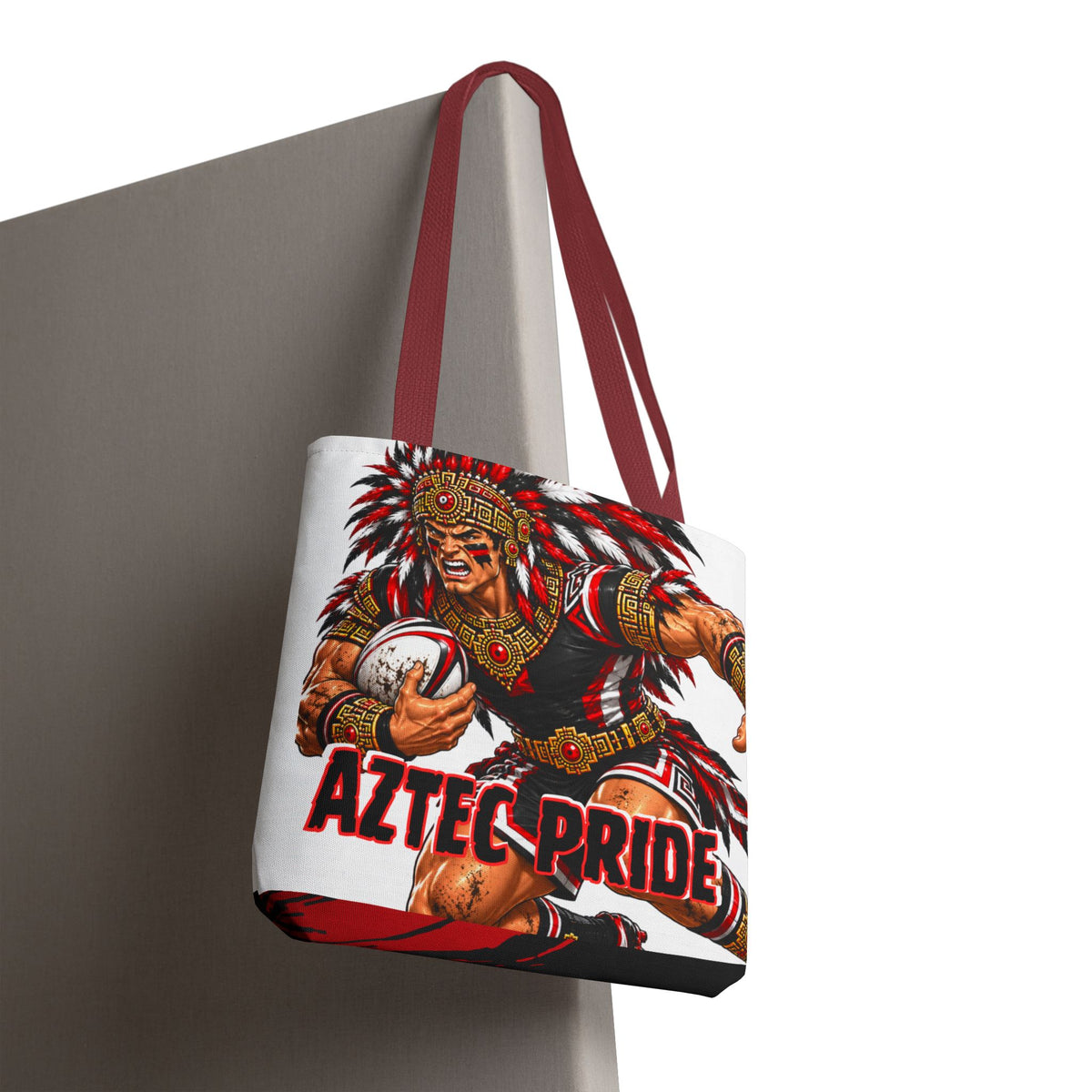 Aztec Rugby Savage Warrior Tote Bag