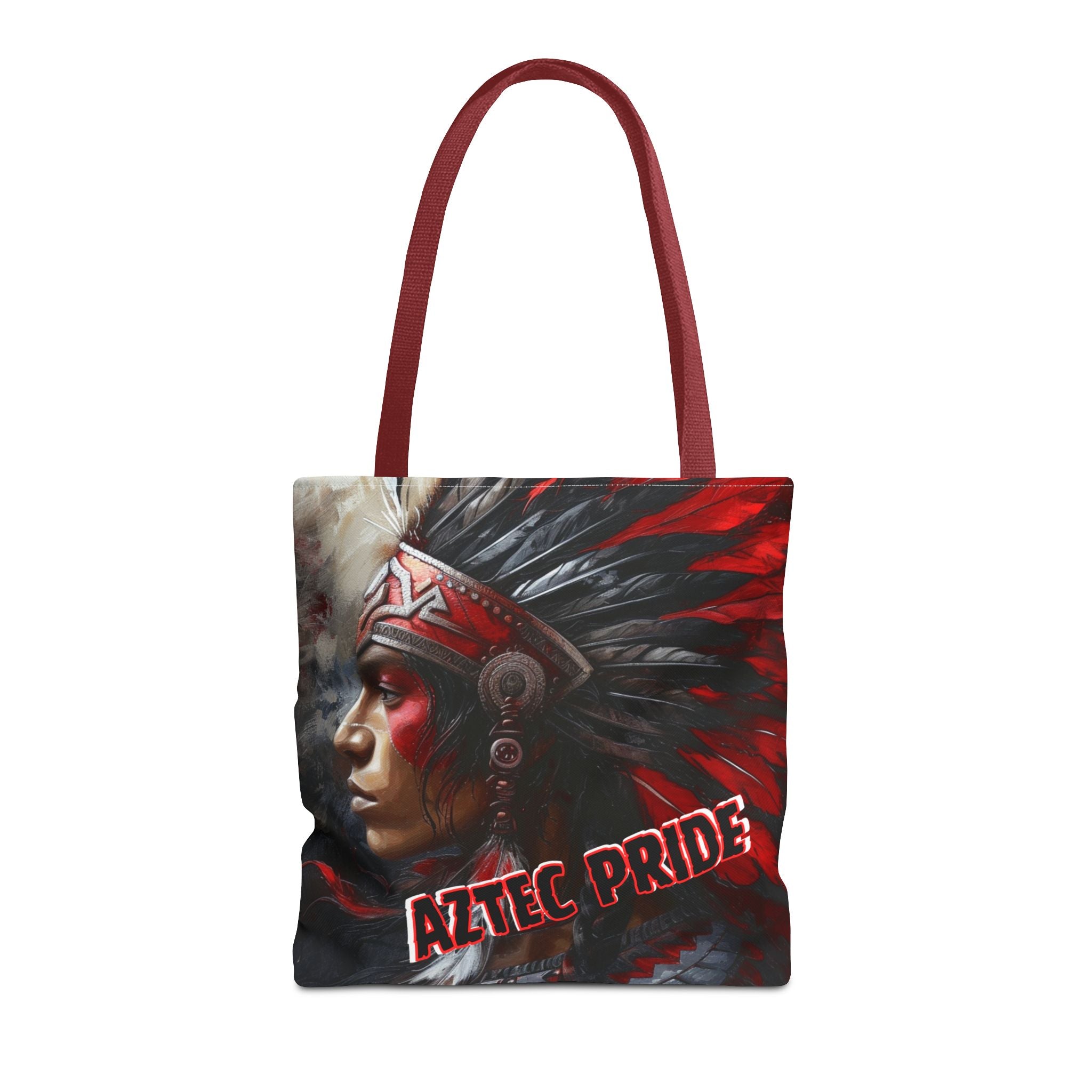 Aztec Silent Warrior Tote Bag – Aztec-Inspired Reusable Shopping Bag | GringoArte