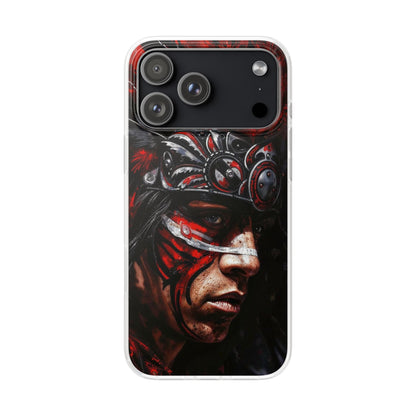 Aztec King of Kings – Flexi Phone Case (iPhone & Samsung • Clear TPU • Made in USA • Personalized Option)