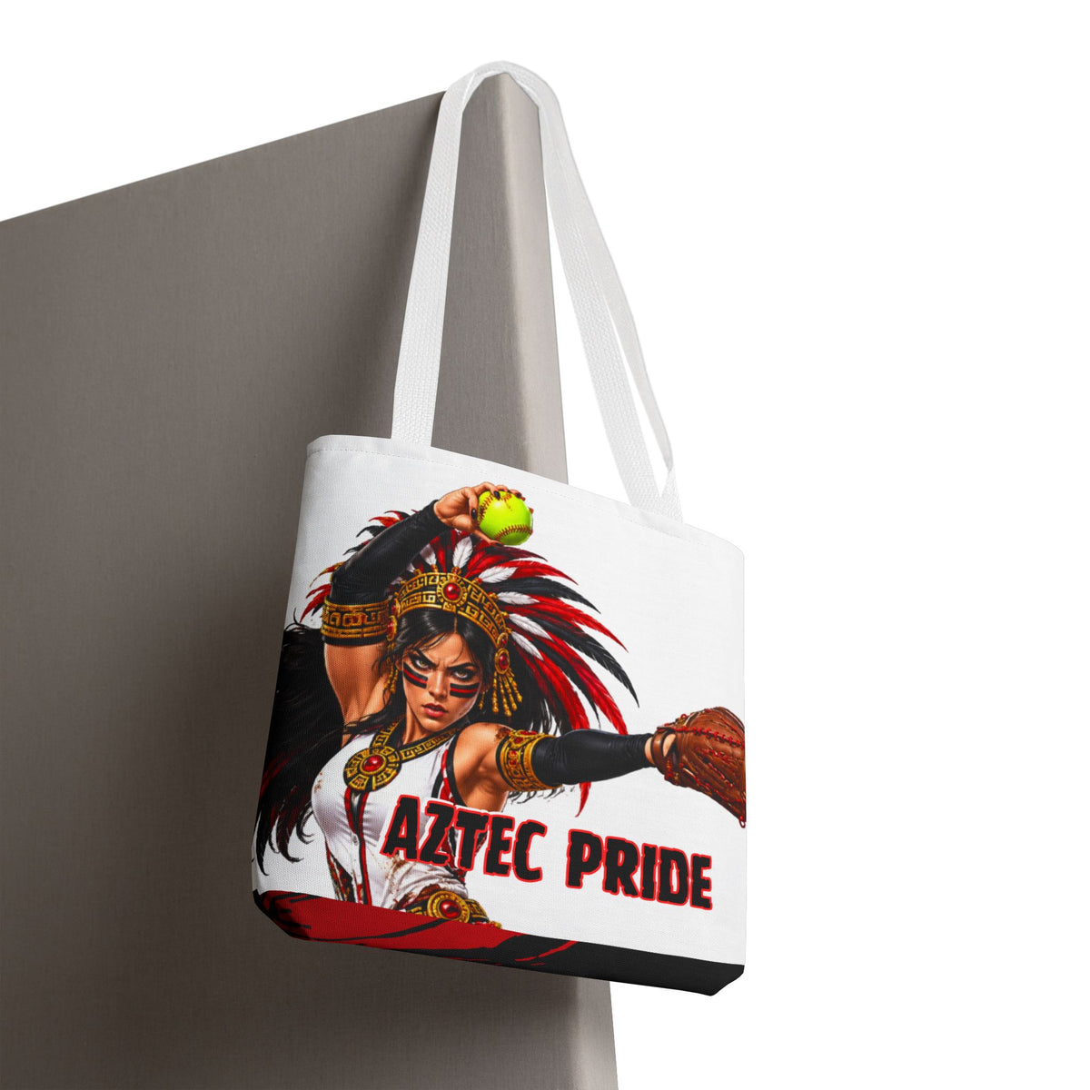 Aztec Softball Savage Warrior Tote Bag