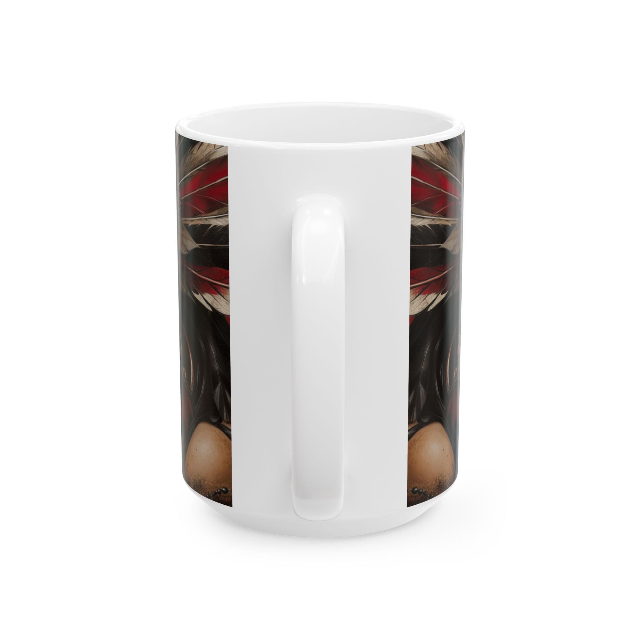 Aztec Sun Goddess – Ceramic Mug (11oz, 15oz • Dishwasher & Microwave Safe • Made in USA • Personalized Option)