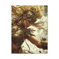 Aztec Iron Queen – Bold Aztec Wall Art Canvas