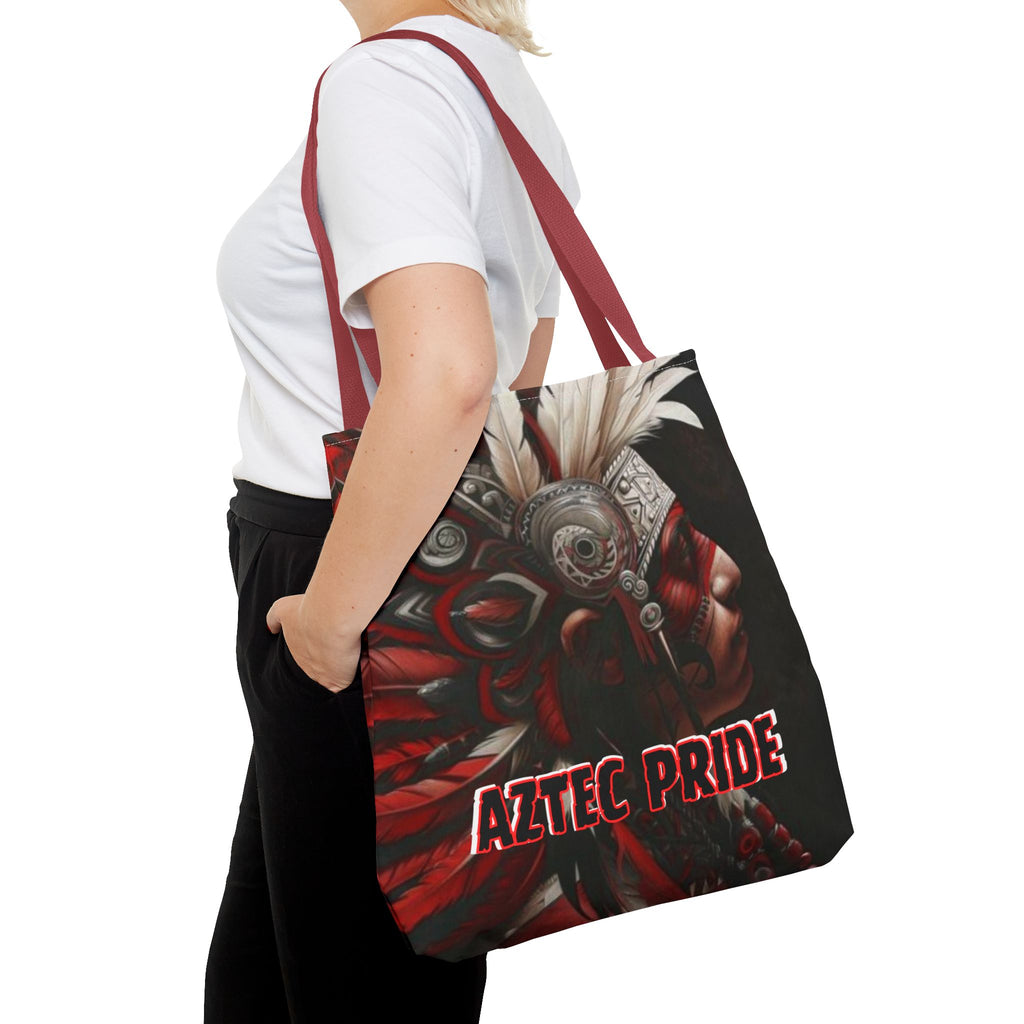 Aztec Warrior King Tote Bag – Aztec-Inspired Reusable Shopping Bag | GringoArte