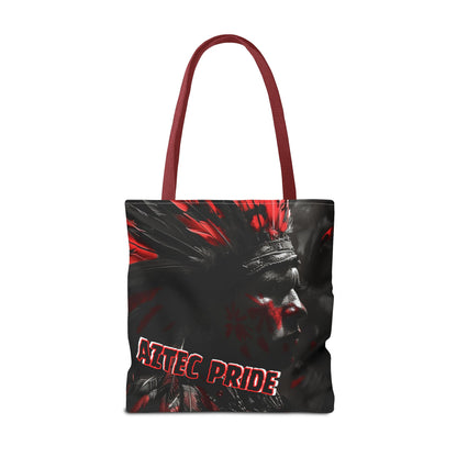 Aztec Jaguar Warrior Tote Bag – Aztec-Inspired Reusable Shopping Bag | GringoArte