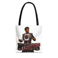 Aztec Band Warrior Tote Bag | Aztec-Inspired AI Art • Made & Shipped in the USA • 🚚 FREE USA Shipping • FREE Personalization