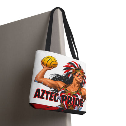 Aztec Water Polo Savage Female Warrior Tote Bag