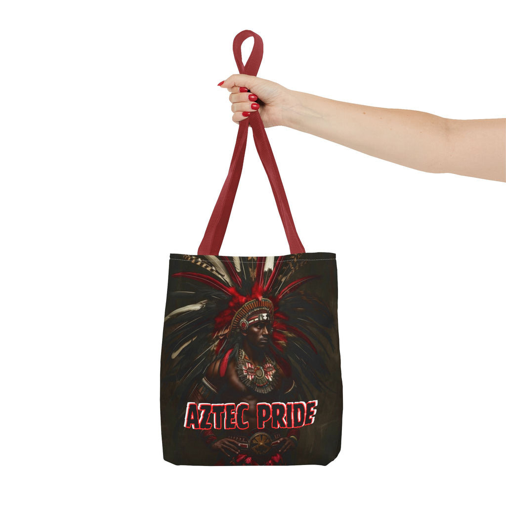 Aztec Panther Warrior Tote Bag – Aztec-Inspired Reusable Shopping Bag | GringoArte