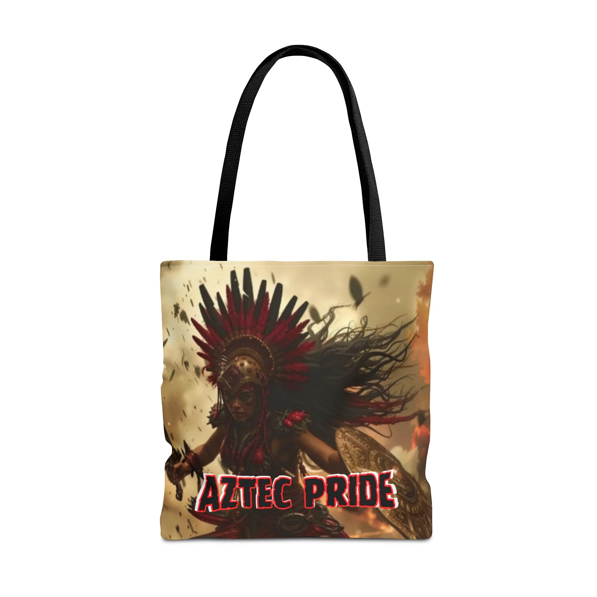 Aztec Bloodwar Queen Tote Bag – Aztec-Inspired Reusable Shopping Bag | GringoArte