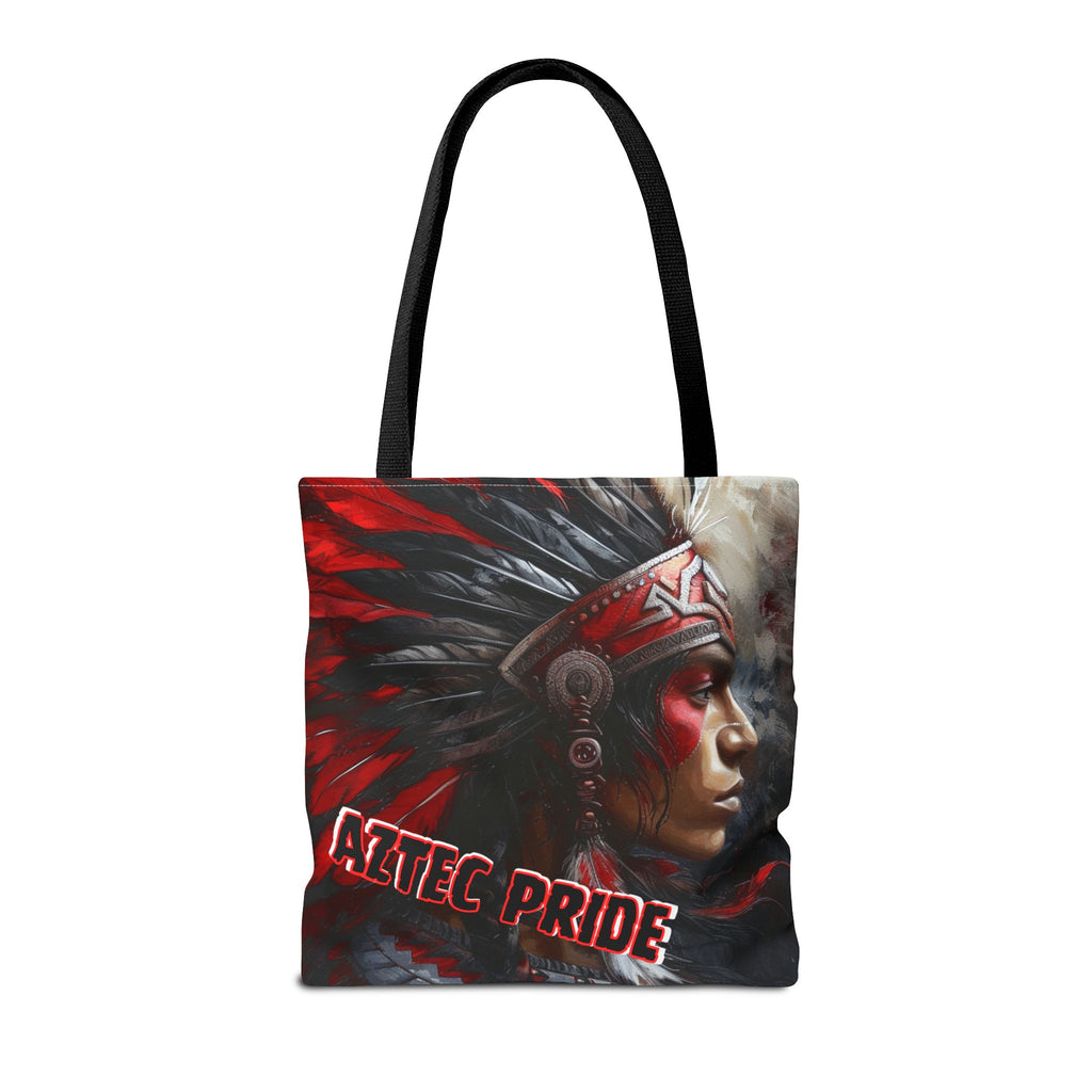 Aztec Silent Warrior Tote Bag – Aztec-Inspired Reusable Shopping Bag | GringoArte
